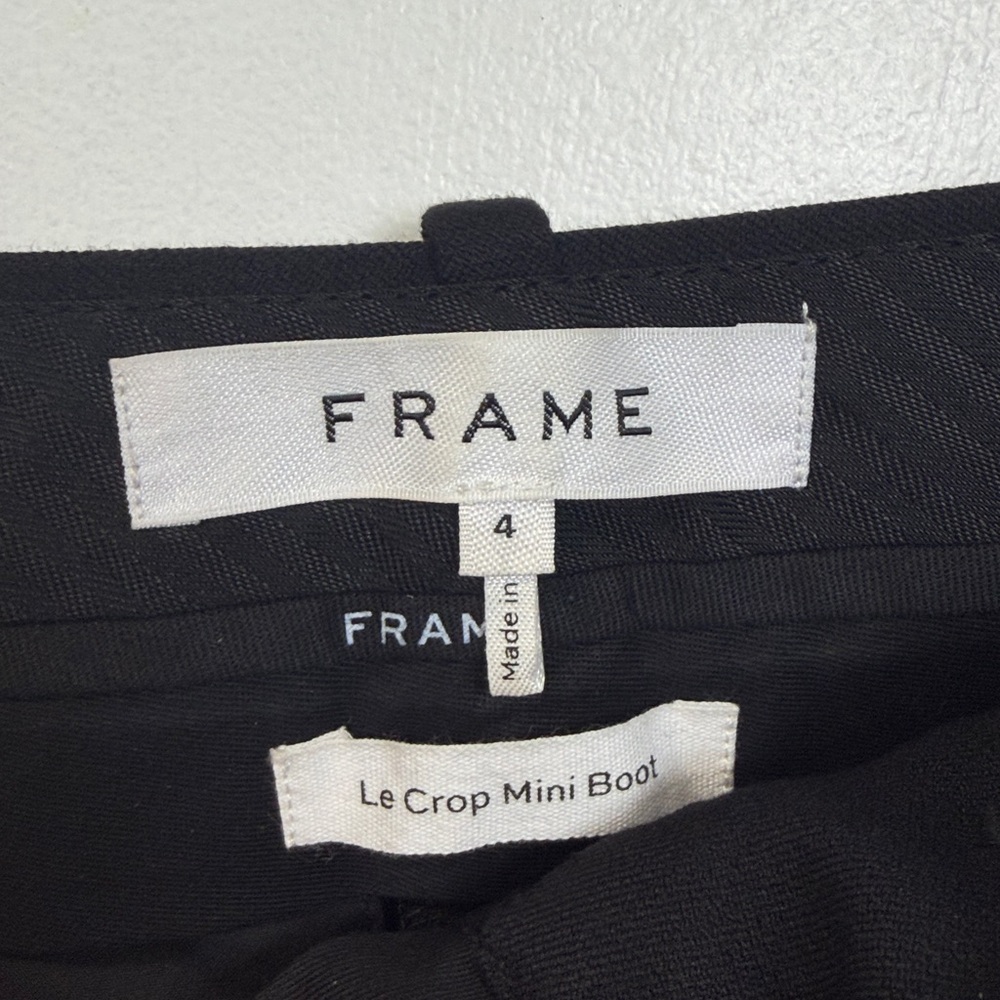 Frame Women’s Black Dress Slacks - Picture 2 of 4